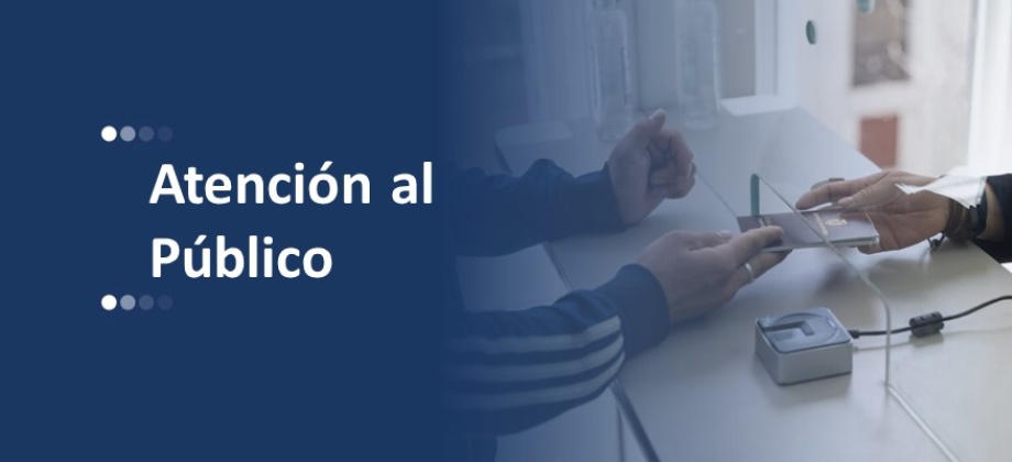 Embajada en Trinidad y Tobago y su sección consular no tendrán atención al público el 1 y 30 de mayo de 2025