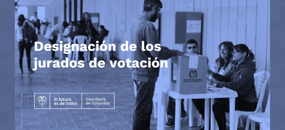 Designación de los jurados de votación en el Consulado de Colombia en Puerto España para las Elecciones Presidenciales