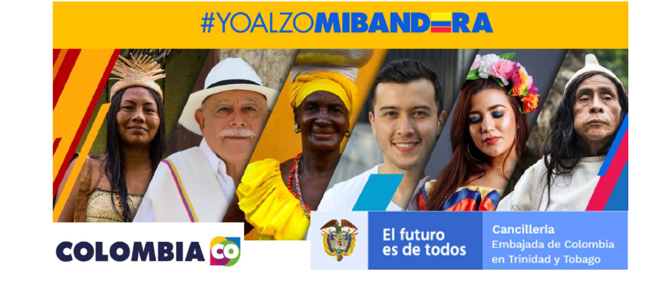 La Embajada de Colombia en Trinidad y Tobago le extiende una cordial invitación a celebrar el Día de la Independencia