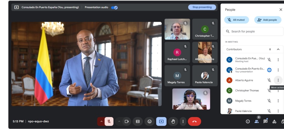 Así rendimos cuentas en 2024 desde la Embajada de Colombia y su sección consular en Trinidad y Tobago  