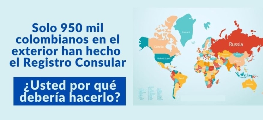 De los 5 millones de colombianos que se estima hay en el exterior, solo 950 mil están registrados en los consulados de Colombia ¿Por qué es preocupante?