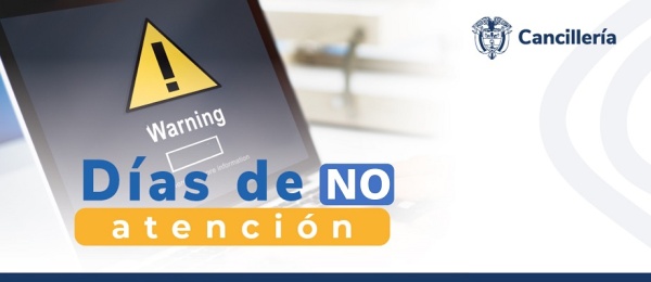 Embajada y el Consulado de Colombia en Trinidad y Tobago no tendrán atención al público los días 30 y 31 de mayo de 2024