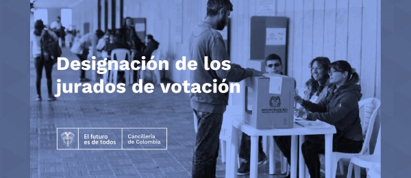 Designación de los jurados de votación en el Consulado de Colombia en Puerto España para las Elecciones Presidenciales